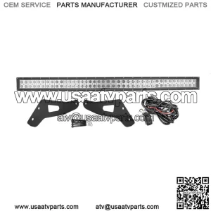 Roof Windshield 52" Curved LED Light Bar & Mount Bracket For Can-Am Maverick X3