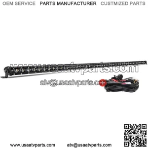 For Can-am Maverick X3 DS RS MAX Strobe 50" LED Light Bar Upper Roof w/Wire Kit