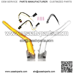 Front LED Signature Turn Signal Lights For Can-Am Maverick X3 XDS XRS 2017-2023