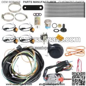 For ATV/UTV Can-Am Maverick X3 Max 2018-2021 Universal Turn Signal Light Kit