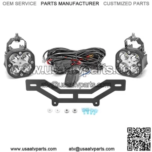 For Can-Am Maverick X3 Shock Tower LED Spot Light Pods Mount Bracket Kits