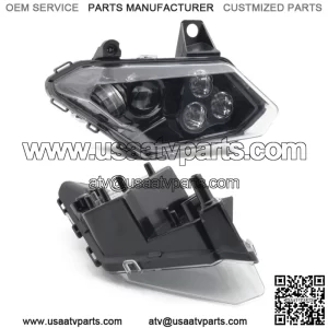 Pair LED Headlights Assembly LH/RH Compatible with Can-Am Maverick X3 2017-2021 (For: Can-Am Maverick X3)