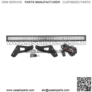 For Can-am Maverick X3 52" Curved LED Light Bar Upper Roof Brackets Kit