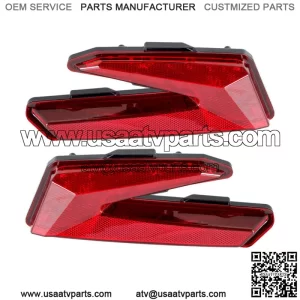 Red LED Tail Lights For 2017 2018 2019 Can-Am Maverick X3 Max R 4x4 Turbo DPS