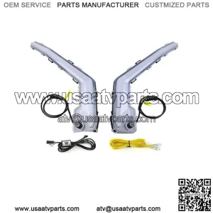 RGB Front LED Signature Turn Signal Light For Can Am Maverick X3 2017-2023