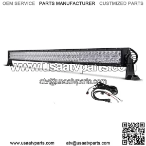 Fit Can-am Maverick X3 DS RS MAX Curved 52" inch RGBW LED Light Bar