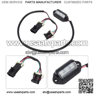 LED License Plate Light Plug-n-Play for Can-AM Maverick X3 Max R 2017-2021 ATV