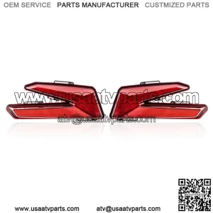 For 2017-23 Can Am Maverick X3 Max RR Turbo Left Right Red LED Brake Tail Lights