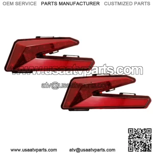 Pair Turbo R LED Brake Tail Light Red 710004744 For 2017-2021 Can-Am Maverick X3