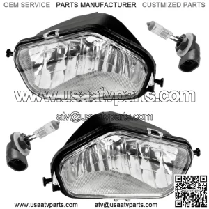 Front Left Right Headlight w/Bulb for Polaris Ranger Ranger 800 Crew 2010 (For: Polaris Sportsman 800)