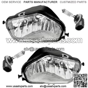 Front Left Right Headlight w/Bulb for Polaris Sportsman 570 Big Boss 6x6 2017-19 (For: Polaris Sportsman 570)