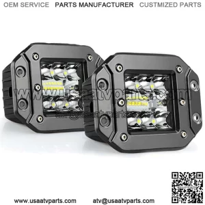 For 1994-2000 Honda FourTrax 300 LED Fog Light Pods Spot Beam Flush Mount 5" (For: More than one vehicle)