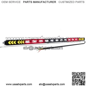 32" Rear LED Chase Light Bar w/Reverse Turn For Polaris RZR XP1000 Can-am X3 Max (Fits: Yamaha Rhino 660)