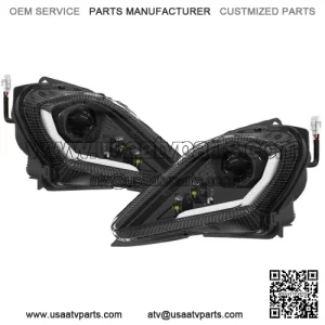 Led Headlights w/ Turn for Yamaha Raptor YFZ 450 450R 450X 700R YFM 250 350 700