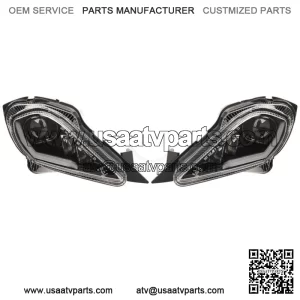 2PCS LED Headlights Head Lamps For Yamaha YFZ 450 Raptor 350 700 700R 2006-2023