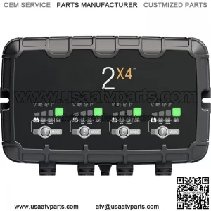 Genius 4-Bank Battery Charger - GENIUS2X4