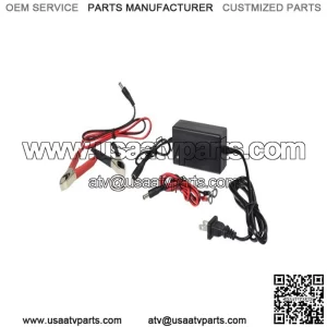 12 Volt 1.5 Amp Maintainer Battery Trickle Charger for Scooters, ATVs, & Dirt Bikes
