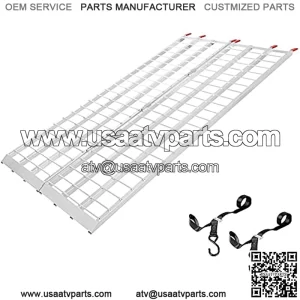 Black Widow IBF-9550 Aluminum 7' 11" Bi-Fold ATV Ramp