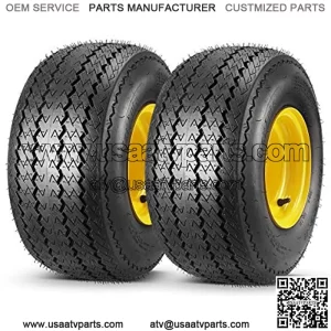 18x8.50-8 Golf Cart Wheels and Golf Cart Tires Combo - Set of 2