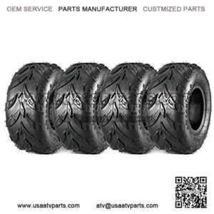 Pack of 4 Sport ATV Tires 145/70-6 145x70-6 Go-Kart, Mini Bike, ATV, Lawn Tires 145x70x6, 6PLY