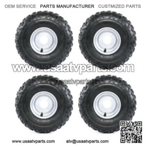 145 70 6 front rear tires with rims atv go kart