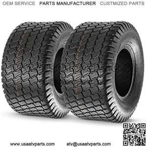 Set of 2 18x9.50-8 18/9.50-8 Lawn & Garden Mower Tractor Turf Tires 4PR