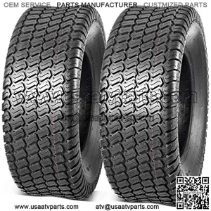 24X9.50-12 Turf Lawn Mower Tractor Riding Tire P332 4PR Load Range B,2Pcs