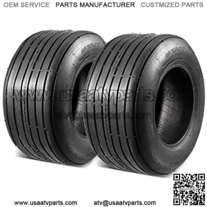 2 Pcs Straight Rib Lawn & Garden Tire - 16x6.50-8
