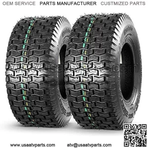 2 Pcs 11x4X5 11x4.00-5 Turf Tire for Lawn & Garden Mower, P512 LRA