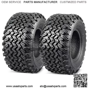 2 Pcs All Trail Tire 22x11.00-10 Lawn Mower Golf Cart Tire for Hilly Terrian 6Ply