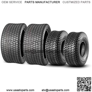 15x6-6 Front & 20x8-8 Rear Lawn Mower Turf Tires 4PR(2 Front Tires+2 Rear Tires)