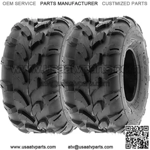 18x9.5-8 18x9.5x8 ATV UTV Tires 6 PR Tubeless A003 [Set of 2]