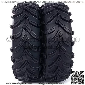 2PCS 26X9-12 6PR 26" ATV UTV all-terrain Tires Rear Tires 26/9/12 Tubeless Tires Front Left Right Tire