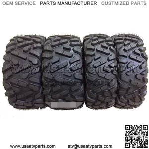 4 Radial ATV Tires 26x9R12 & 26x11R12 for 15-17 Kawasaki Mule Pro FX/FXT/DX/DXT
