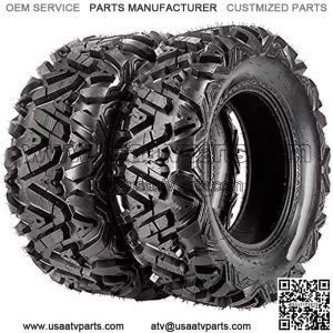 ATV Tires 27x9x14 27x9-14 Trail & Mud 6 PR UTV Off-Road Tire All-terrain, 6 PR, Set of 2