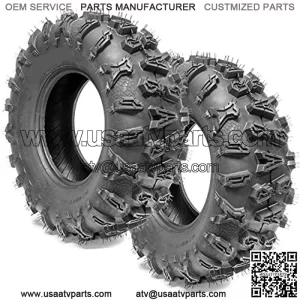 2PK 26x9x12 26x9-26-9-12 ATV UTV Sport Utility Quad 26" 6PLY Tires For All Terrain, Mud, Sand, & Dirt