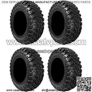 Full set of Kanati Mongrel (10ply) DOT 27x9-12 and 27x11-12 ATV Tires