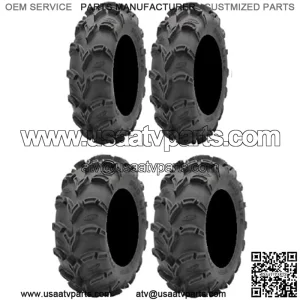 Full set of Mud Lite XL 28x10-12 and 28x12-12 ATV Tires (4)