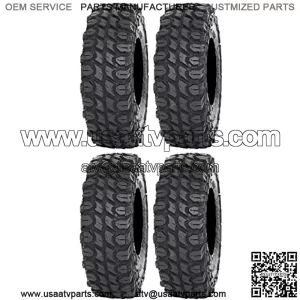 Full set of STI X COMP ATR DOT Radial (10ply) 32x10-14 ATV Tires (4)