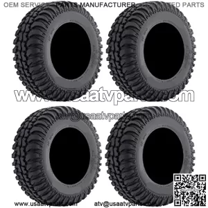 Full set of Tensor Regulator A/T (8ply) 30x10-14 DOT ATV Tires (4)
