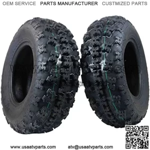 Front Tire Set (2x) 4ply 21X7-10 ATV Tires 21 7 10 21x7x10 Pair