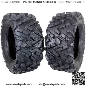 2 Set ATV Tires 27X11-14 Rear ATV Durable Dual Compound 6 Ply 27X11x14
