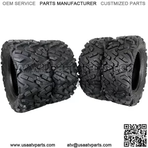 4 Set Dual Compound 27x11-14 Rear 27x9-14 Front ATV Tires 6 Ply