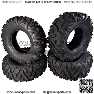 KV 26" Tall ATV/UTV Off-Road Utility Tire (26x9-12 Front 26x11-12 Rear Set)