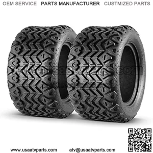2 Pcs All Terrain golf cart tire 22x11.00-12 ATV UTV Off-Road Tires ,4 Ply Tubeless
