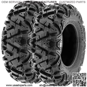 Pair of 2 Power.I All-terrain ATV UTV Off Road Tires 28x9-12 28x9x12,6 PR Tubeless A033