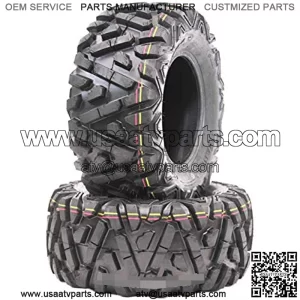 Set 2 UTV ATV tires 23x11-10 6PR for 01-08 Kawasaki MULE 3000/3010