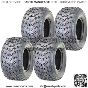 Set 4 Sport ATV Tires 22x11-10 6PR for 88-00 Kawasaki Mule 1000 2010 2500 2510