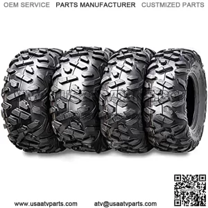 Set 4 ATV/UTV Tires 25x8-12 Front & 25x10-12 Rear /6PR Bighorn Style 10375/10376