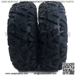 Set of 2 ATV UTV AT Tires 26x11-14 6PR Rear Spare Tire Replacement Mud All Terrain UTV Tires